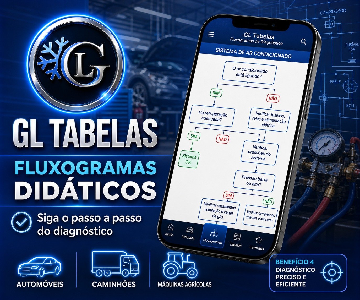 GL TABELAS - FLUXOGRAMAS DIDATICOS