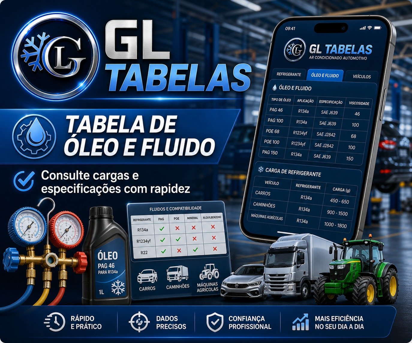 GL TABELAS - TABELA DE OLEO E FLUIDO